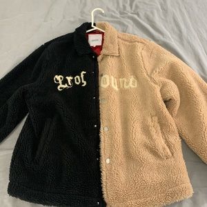 Profound Aesthetic split shearling coat